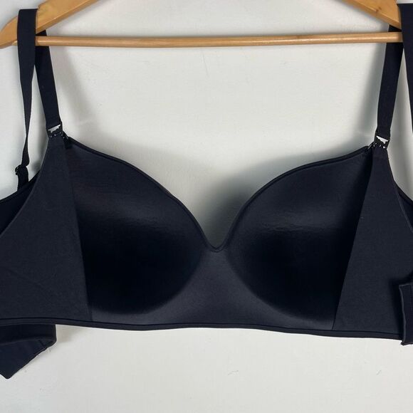 Soma Black Enbliss Nursing Wireless Nursing Bra‎ Size 42D NEW - Picture 11 of 13